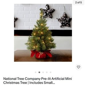 National Tree Company Pre-lit Artificial Mini Christmas Tree